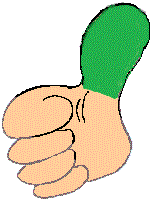 院長の親指イラスト